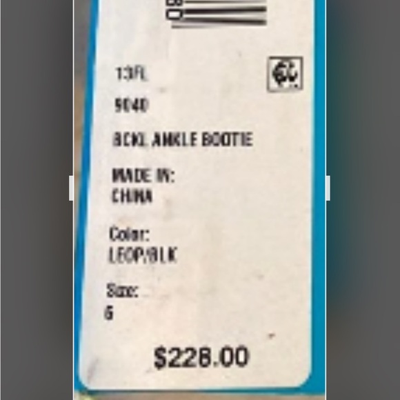 C Wonder Leopard Calf Hair Booties - Picture 9 of 9